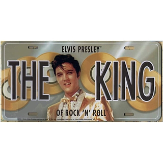 Elvis Presley License Plate