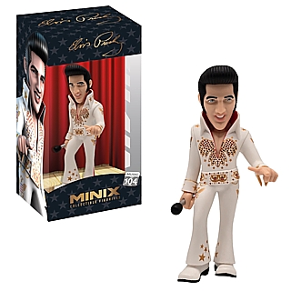 Rock and Roll Collectibles - Elvis Presley White Suit Collectible Vinyl Figure by MINIX