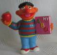Sesame Street - Ernie My ABCs Book Figure with Apple