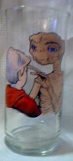 Movie Characters Collectibles - E.T. The Extra Terrestrial, ET, Phone Home, Pizza Hut Glasses