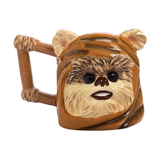 Classic Star Wars Collectibles - Ewok Sculpted Ceramic Coffee Mug