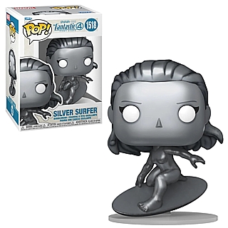 Super Hero Collectibles - Marvel Comics - The Fantastic Four: First Steps Silver Surfer POP! Marvel Vinyl Figure 1518