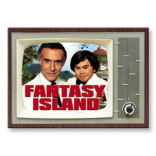 Television from the 1970's and 1980's Collectibles - Fantasy Island Metal TV Magnet