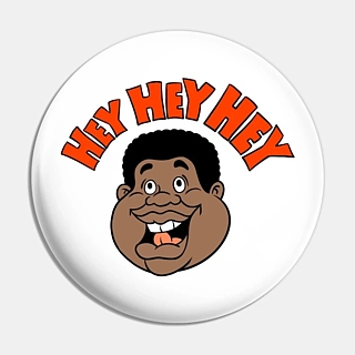 1970's Cartoon Characters Collectibles - Fat Albert Metal Pinback Button