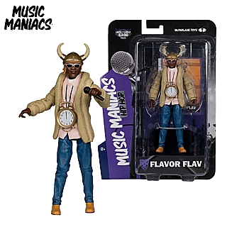 Hip Hop and Rap Collectibles - Music Maniacs Wave 4 Flavor Flav Action Figure from McFarlane