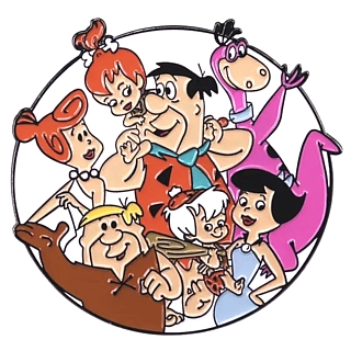 Cartoon Collectibles - Flintstones and Rubbles Metal Enamel Pin