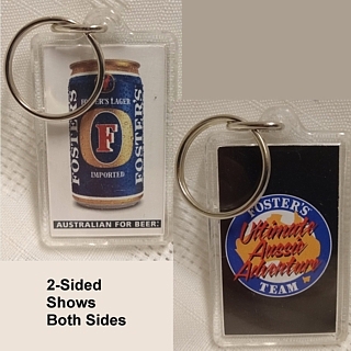 Beer Advertising Collectibles - Foster's Keychain Bottle Opener