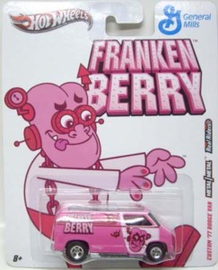 General Mills Cereal Collectibles - Frankenberry Hot Wheels Diecast Car
