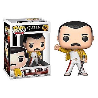 Queen Collectibles - Freddie Mercury 96 POP! Vinyl Figure - 1986 Wembley Arena