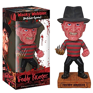 Horror Movie Collectibles - Freddy Krueger Nightmare on Elm Street Bobblehead dolls, nodder