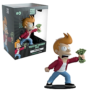 Cartoon Characters Collectibles - Futurama Fry Take My Money Vinyl Figure 0 by YouTooz