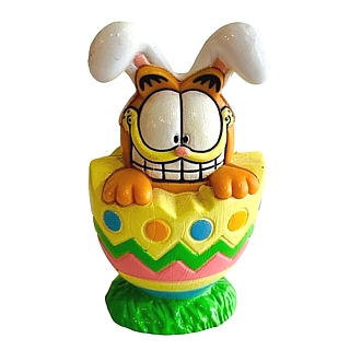 Garfield Collectibles - Garfield Easter Bunny in Egg PVC Figure