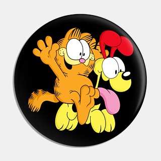 Garfield Collectibles - Garfield and Odie Pinback Button