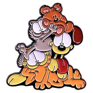 Garfield Collectibles - Garfield, Nermal, Odie and Pooky Bear Metal Enamel Lapel Pin or Tie Tack