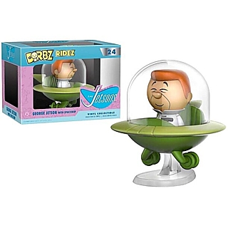 Television Character Collectibles - Hanna Barbera's The Jetsons George Jetson Dorbz Rides 24 Spaceship Car and Figure