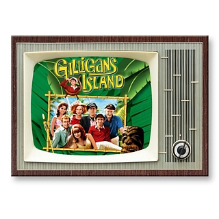 80's Television Character Collectibles - Gilligan's Island Large Metal TV Magnet