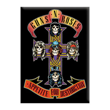 Rock and Roll Collectibles - Guns N' Roses Appetite for Destruction Magnet