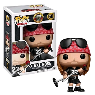 Rock and Roll Collectibles - Guns and Roses Heavy Metal Axl Rose POP! Rocks Vinyl Figure 50