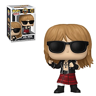Rock and Roll Collectibles - Guns and Roses Heavy Metal Axl Rose (Live and Let Die) POP! Rocks Vinyl Figure 514 by Funko