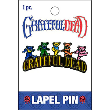 Rock and Roll Collectibles - Grateful Dead Dancing Bears Enamel Lapel Pin Tie Tack