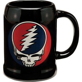 Grateful Dead Steal Your Face Ceramic Mug Stein