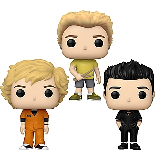 Rock and Roll Collectibles - Green Day Basket Case Set of 3 POP! Rocks Vinyl Figures 497 Billie Joe, 498 Tres Cool, 499 Mike Dirnt by Funko