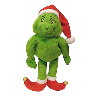 Cartoon Characters Collectibles - Doctor Seuss Grinch Beanbag Christmas Santa Character