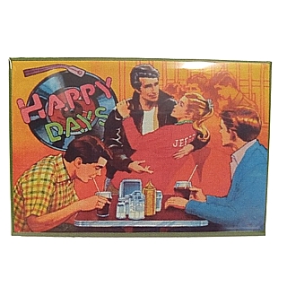 Happy Days - 1970's Television Show Collectibles - Metal Magnet