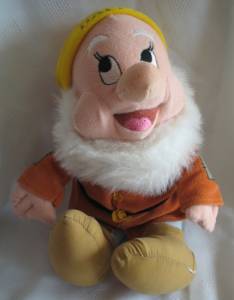 Snow White Dwarfs Happy Plush Stuffed Animal