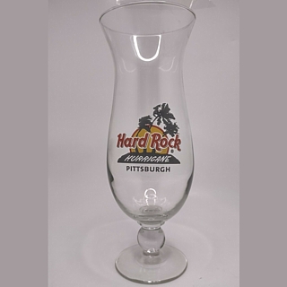 Advertising - Hard Rock Cafe Pittsburgh Hurricane Glass