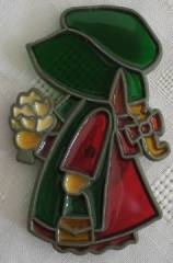 Holly Hobbie Stained Glass