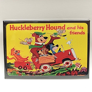 Huckleberry Hound and His Friends Lunchbox Graphics Metal Magnet