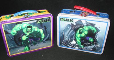 Super Hero Collectibles - Incredible Hulk Mini Lunch Boxes