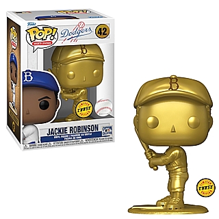 MLB Jackie Robinson POP! Sports Legends Vinyl Figure 42 (Batting) Bronze CHASE