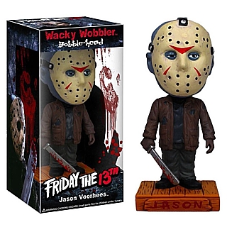 Horror Movie Collectibles - Jason Voorhees Friday the 13th Bobblehead dolls, nodder