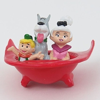 Cartoon Collectibles - The Jetsons - Elroy, Astro and Judy in Flying Saucer