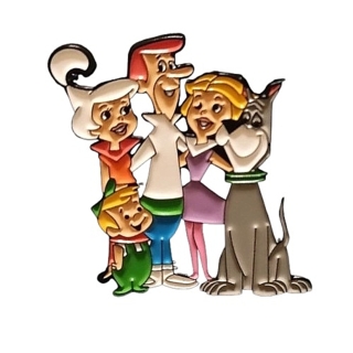 Television Character Collectibles - Hanna Barbera's The Jetsons Family Enamel Lapel Pin / Tie Tack