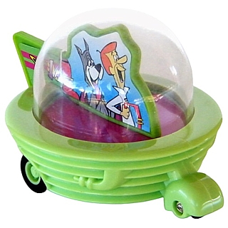 Cartoon Collectibles - The Jetsons - Jetsons in Friction Flying Saucers