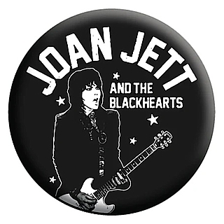 Rock Music Collectibles - Joan Jett and the Blackhearts Metal Pinback Button