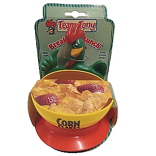 Kellogg's Collectibles - Corny Rooster Corn Flakes Plastic Cereal Bowl with Suction Cup