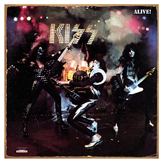KISS Collectibles - Kiss Alive! Album Cover Tin Metal Sign