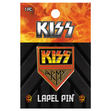 Rock and Roll Collectibles -KISS Army Enamel Lapel Pin Tie Tack