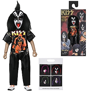 Rock and Roll Collectibles - KISS Ben Cooper Halloween Cosume 6 inch Action Figure - Demon Gene Simmons
