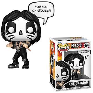 Classic Rock Collectibles - KISS Catman Peter Criss POP! Rocks Vinyl Figure 474 You Keep On Shoutin