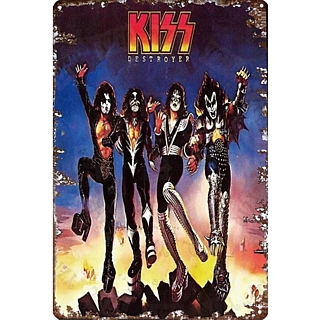 KISS Collectibles - Kiss Destroyer Metal Tin Sign