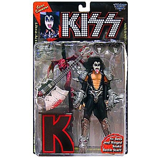 KISS Collectibles - KISS McFarlane Ultra Action Figures Gene Simmons Series 1 with Letter Base Stand