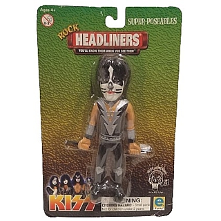 Rock and Roll Collectibles - Bendy Kiss Peter Criss Bendable Figure