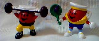 Advertising Collectibles - KoolAid - KoolAid Man Tennis Weightlifter