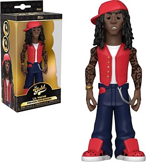 Music Collectibles - Lil Wayne Funko 5 Inch Gold Vinyl Figure