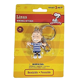 Snoopy and Peanuts Collectibles - Linus Van Pelt Bendy Keychain